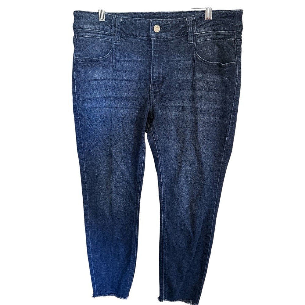 KanCan Size 14 Women’s Jeans Style #154937 Cut #42925 Skinny Leg cropped dark